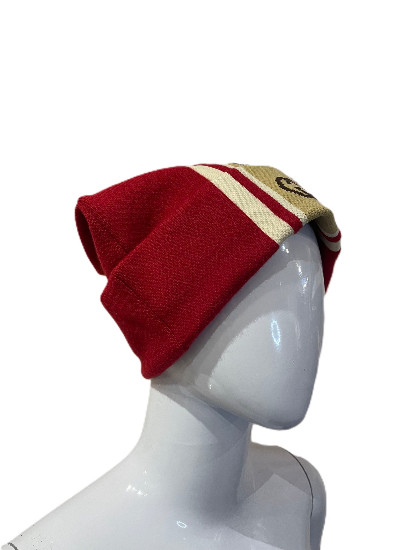 GUCCI RED WOOL HAT/BEANIE