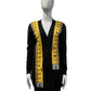 MOSCHINO BLACK MEASURING TAPE CARDIGAN