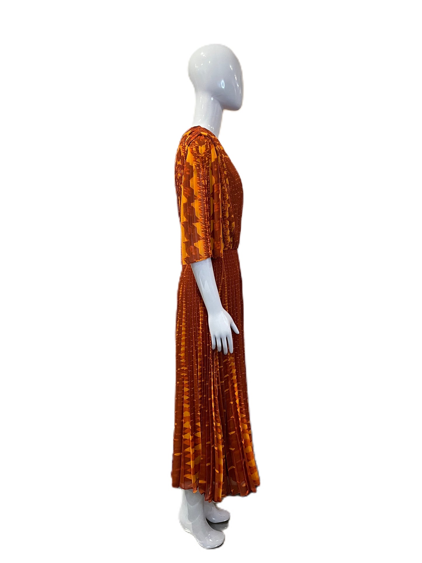 ALTUZARRA KLIULO PATTERNED MAXI DRESS