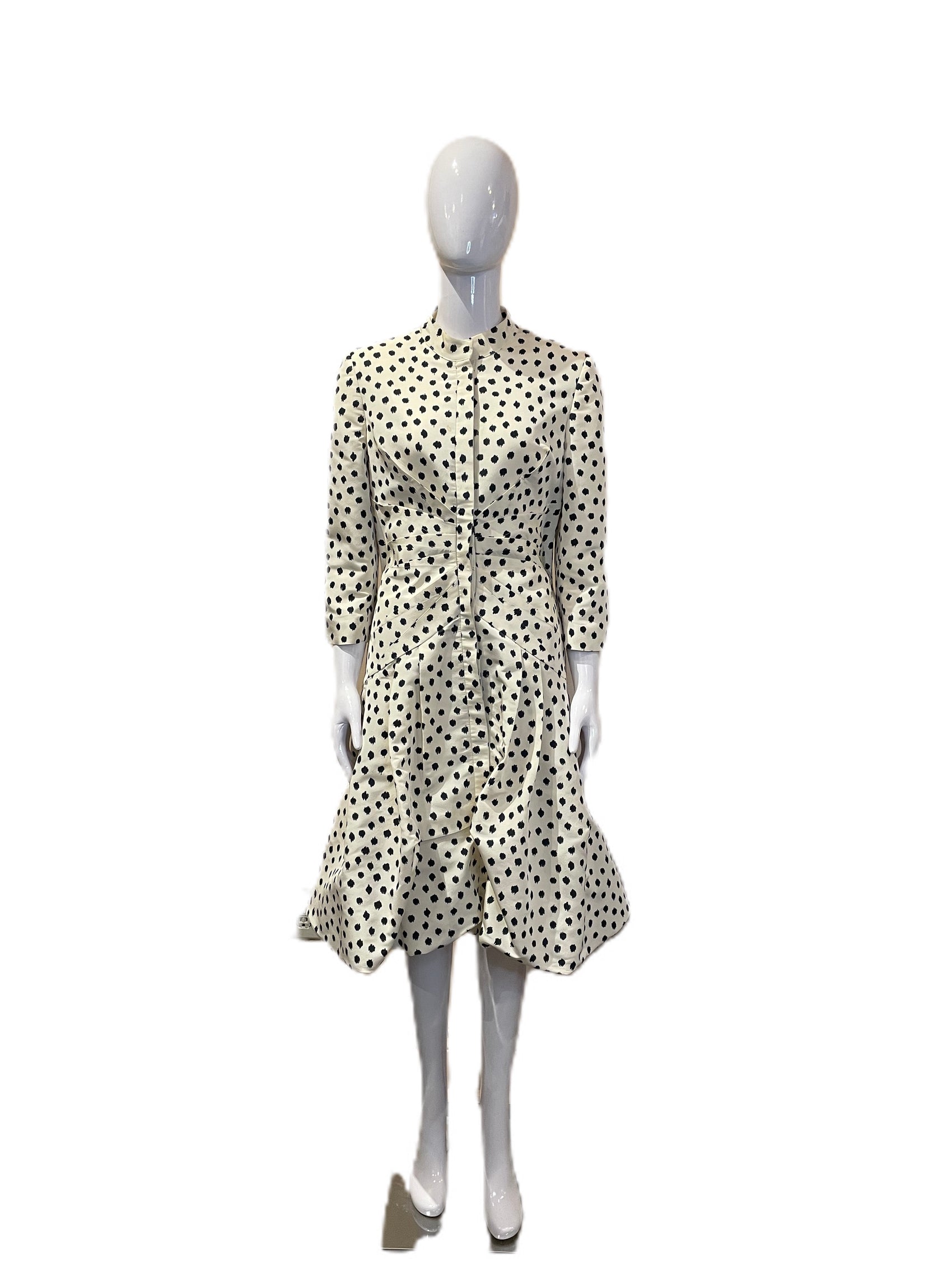 OSCAR DE LA RENTA 2012 POLKA DOT DRESS