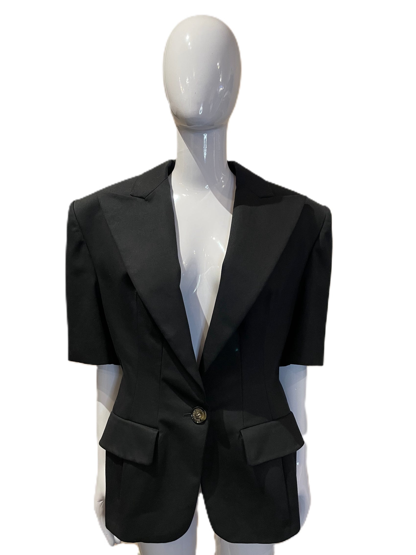 ALEXANDRE VAUTHIER SHORT SLEEVE BLAZER