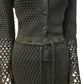 PROENZA SCHOULER 'DEGRADE OPEN KNIT DRESS WITH BELL SLEEVE