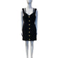 BALMAIN BUTTON-EMBELLISHED TWEED MINI DRESS