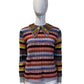 GUCCI MULTICOLOUR STRIPED SWEATER  WITH RAINBOW SEQUINS