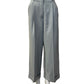 FENDI PATTERNED PALE BLUE PLEATED PANTS