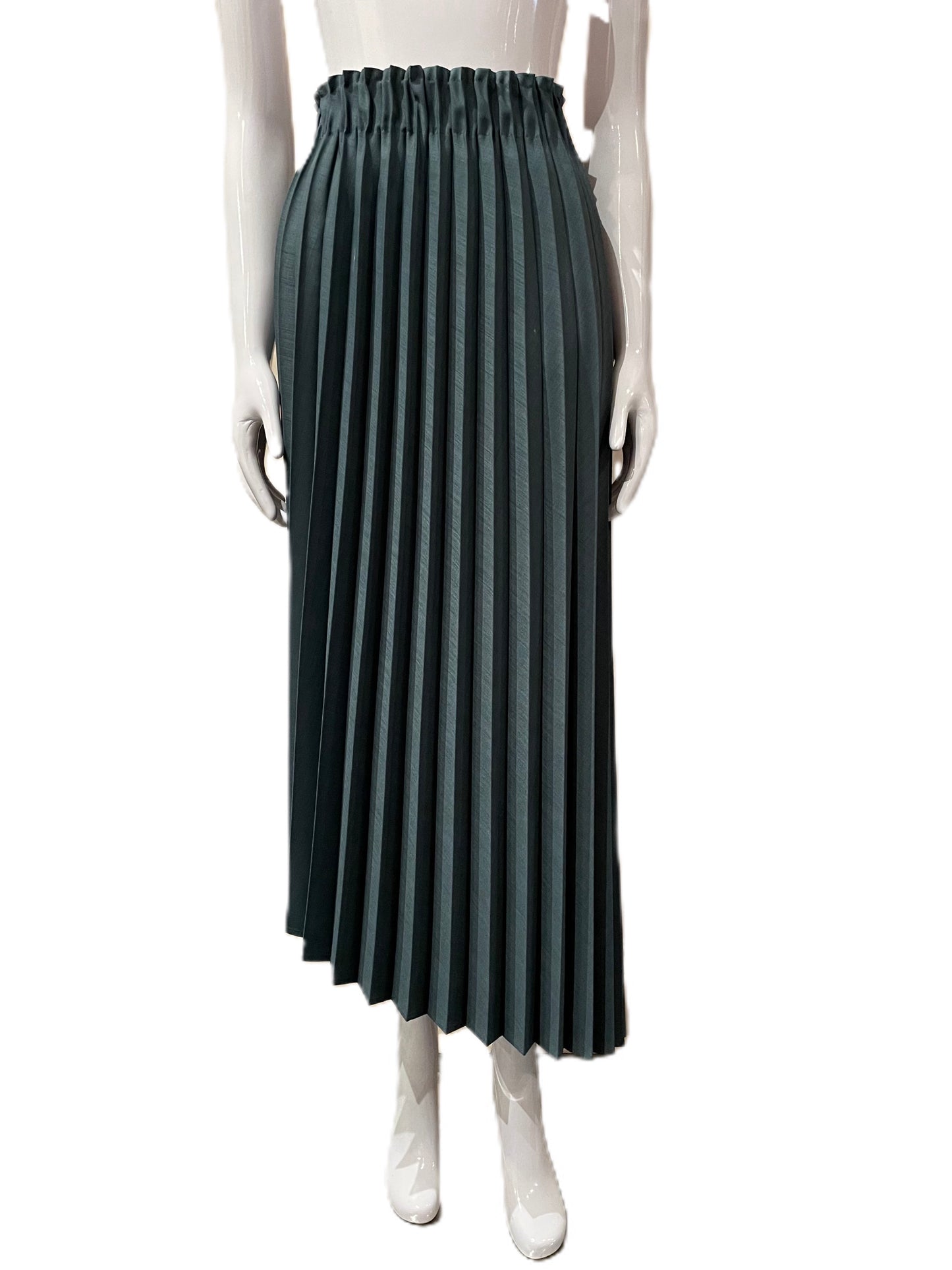 BRUNELLO CUCINELLI ASYMMETRIC PLEATED SKIRT