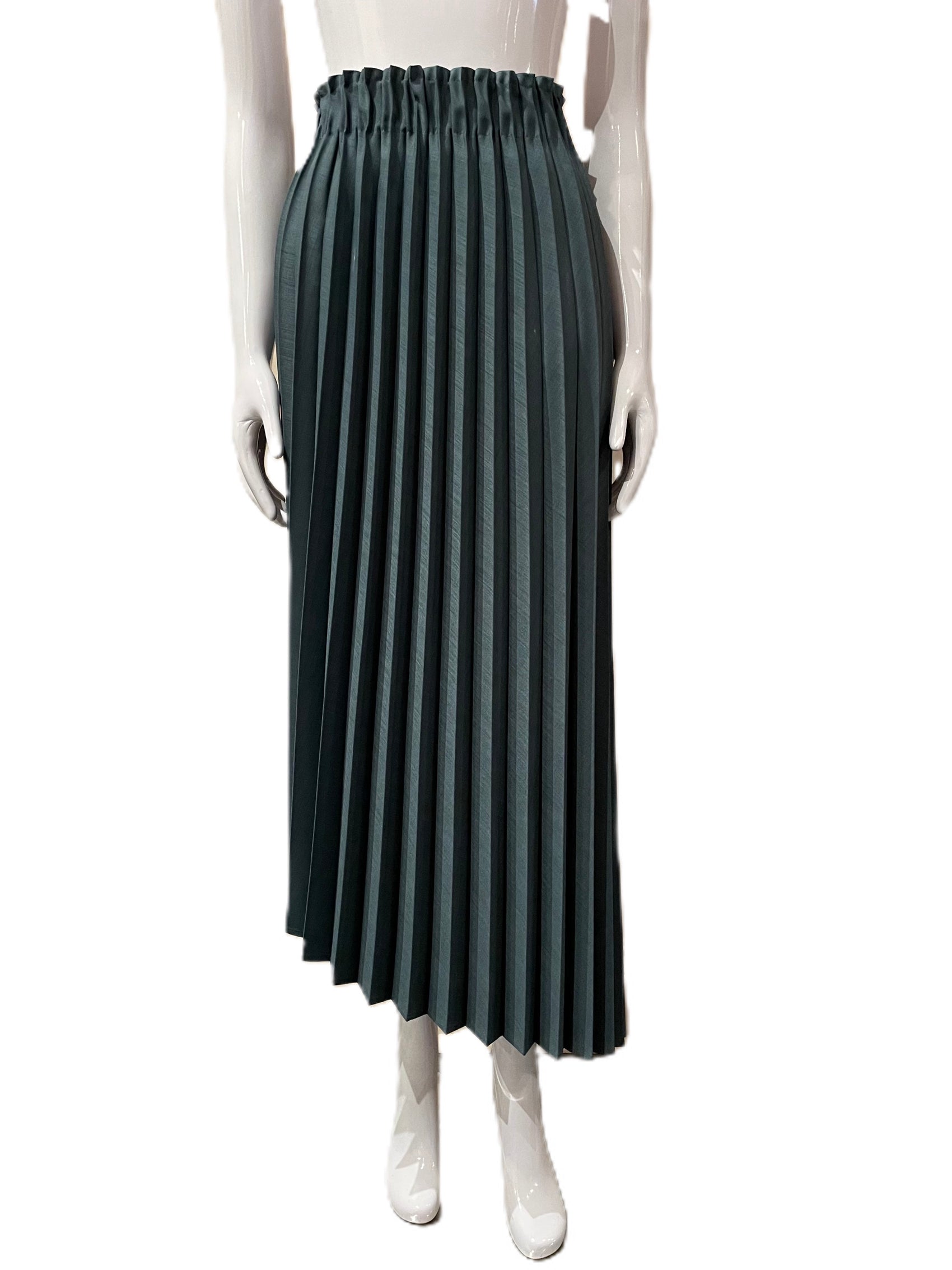 BRUNELLO CUCINELLI ASYMMETRIC PLEATED SKIRT