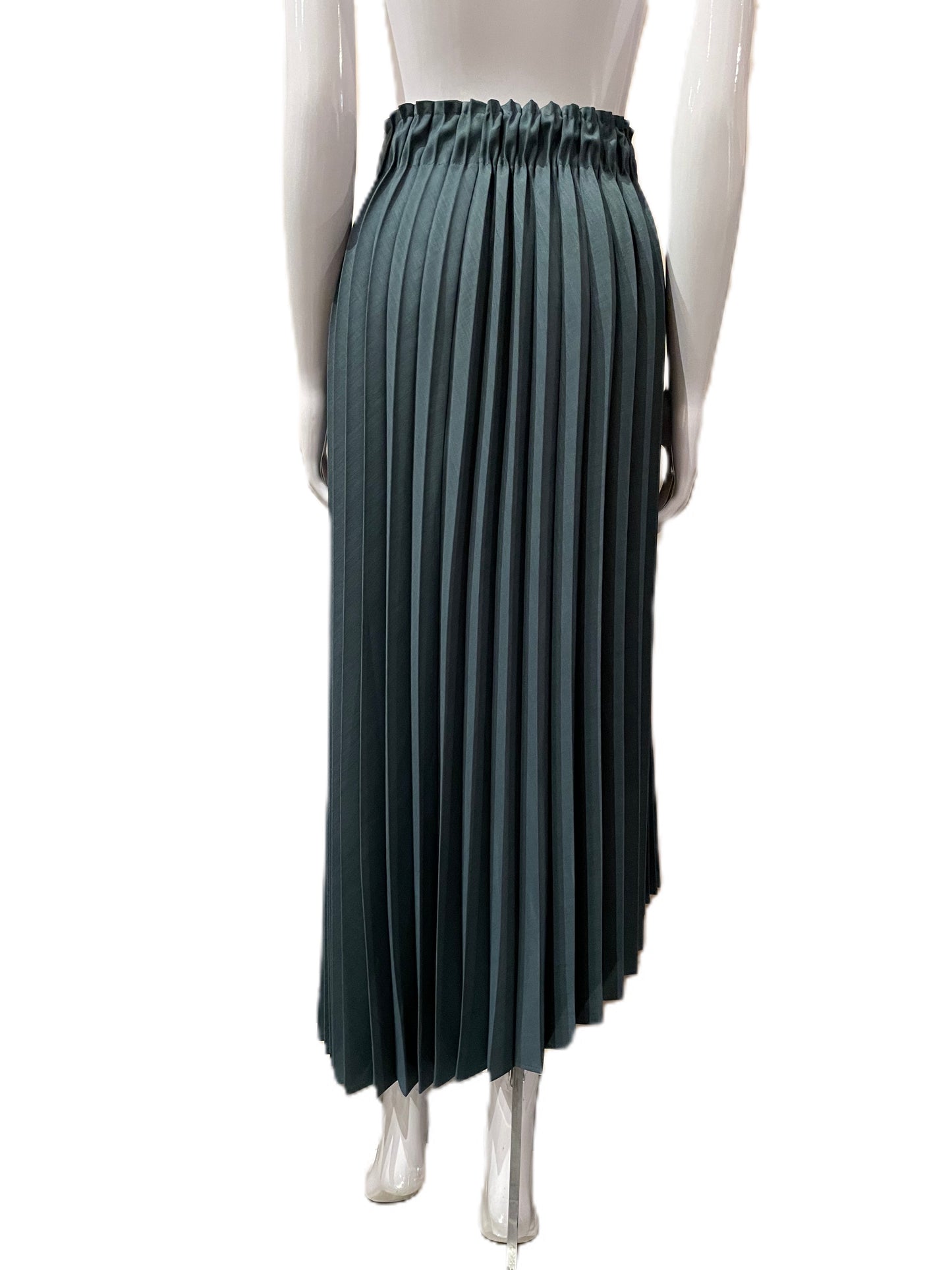 BRUNELLO CUCINELLI ASYMMETRIC PLEATED SKIRT