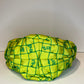 BOTTEGA VENETA GREEN WOVEN EMBROIDERED JODIE BAG