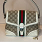 GUCCI GG TREASURE FLAP SHERRY LINE BAG