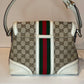 GUCCI GG TREASURE FLAP SHERRY LINE BAG