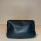 FENDI BLACK LEATHER BAGUETTE WITH CROSSBODY CHAIN