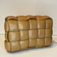 BOTTEGA VENETA CARAMEL PADDED CASSETTE BAG