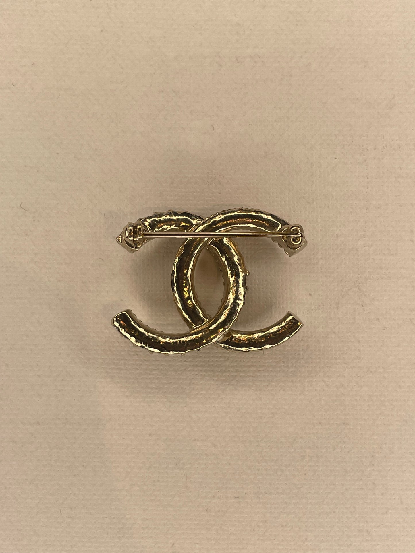 CHANEL TWO TONE BROOCH