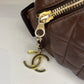 CHANEL 1991 DIAMOND QUILTED LEATHER BELT BAG