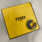 FENDI CRYSTAL EAR CUFF IN BLUE GOLD