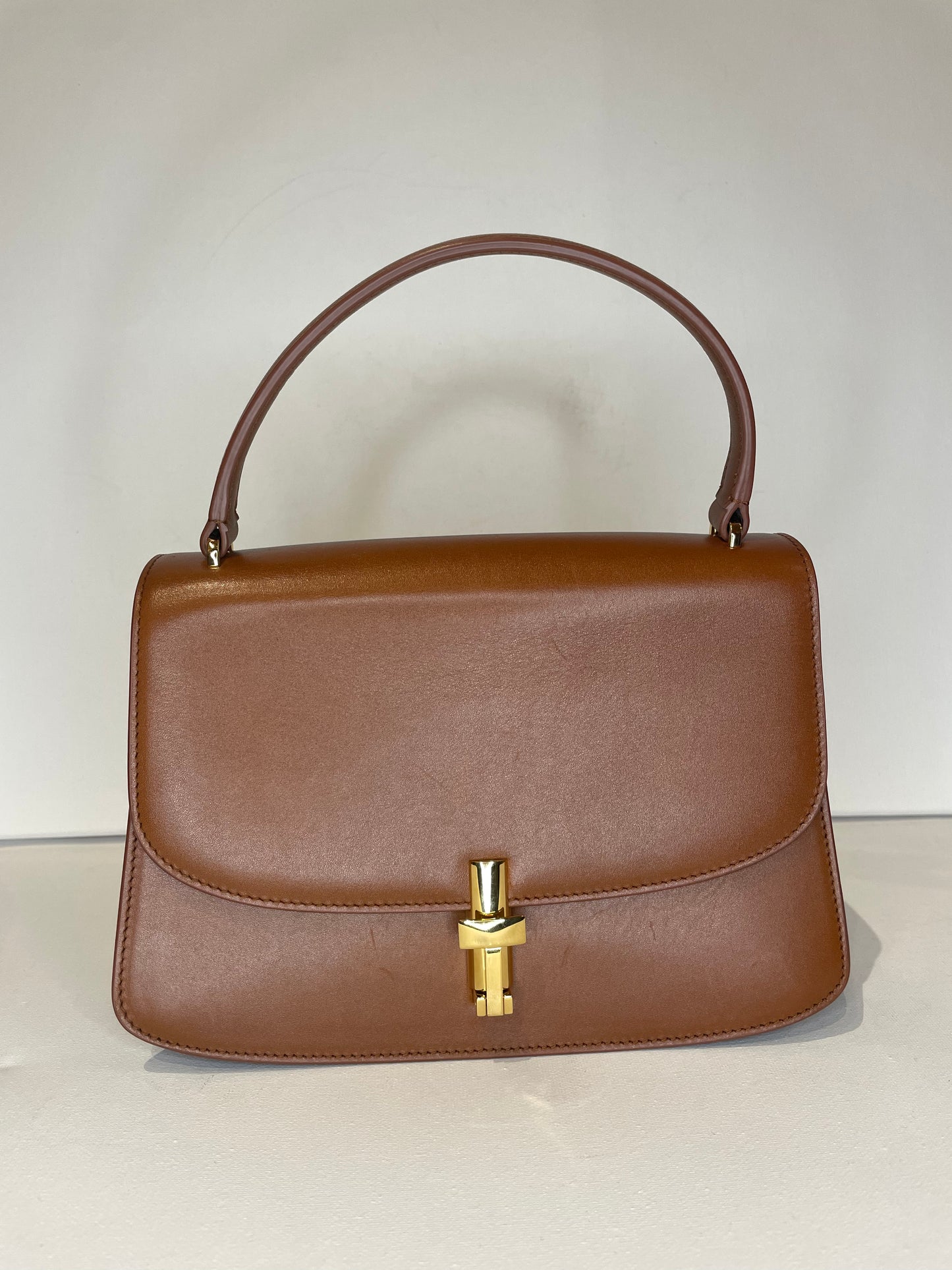 THE ROW SOFIA LEATHER SHOULDER BAG