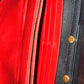 Prada black saffiano leather wallet on chain
