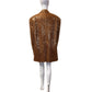 ANNAKIKI SS21 BROWN SEQUIN OVERSIZED BLAZER