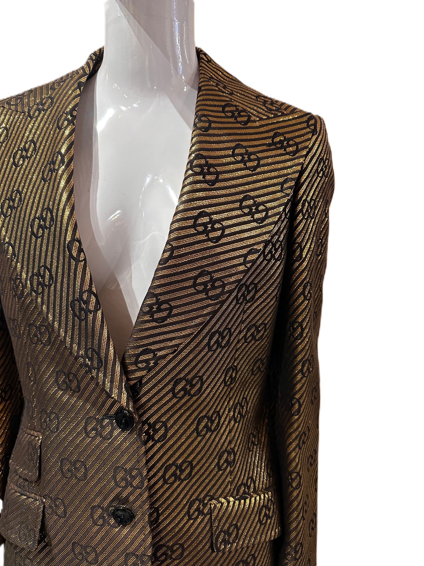 GUCCI GOLD SUIT JACKET