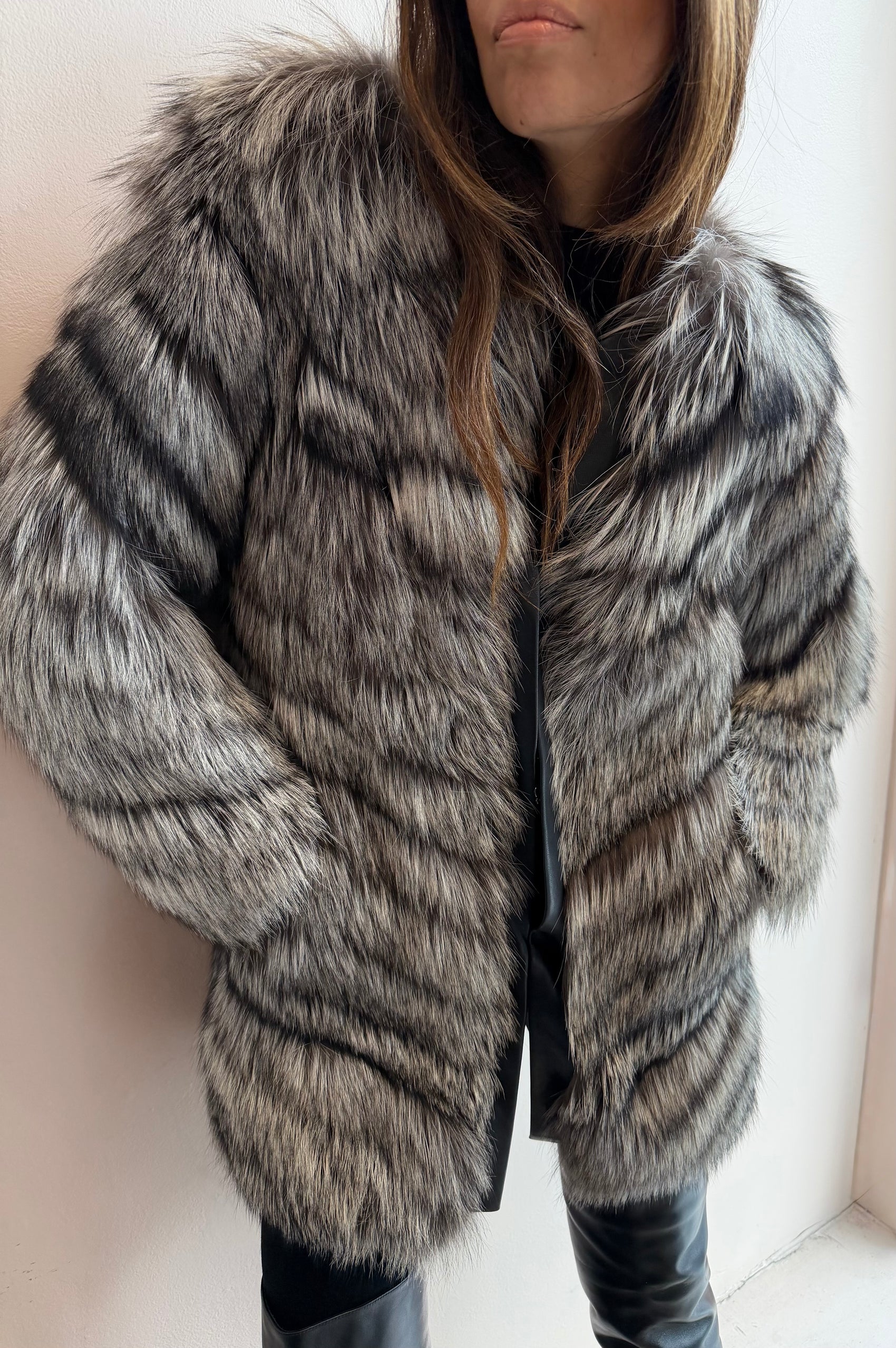 ZAC POSEN FUR JACKET