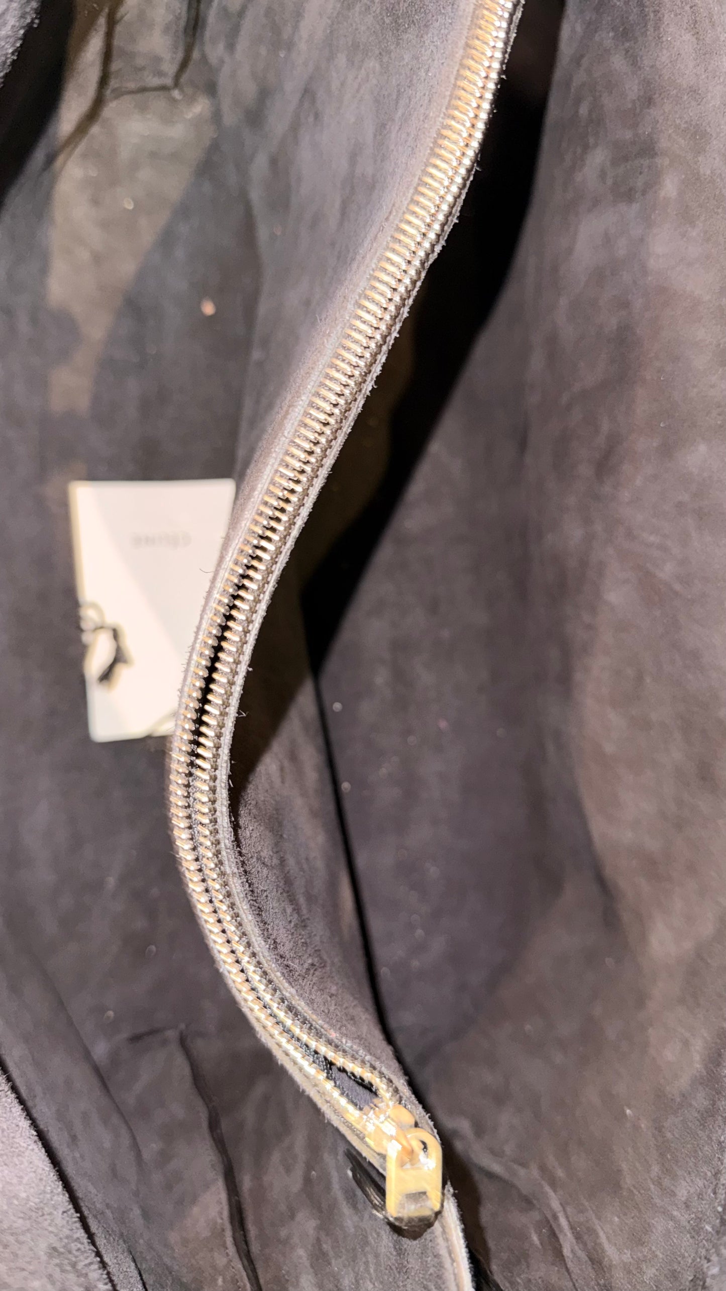 CELINE PHOEBE PHILO ERA LAMB SKIN KNOTTED SHOULDER BAG