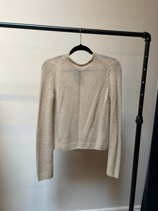 The Row Long Sleeve Knit Sweater