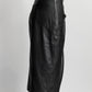 Isabel Marant Black Leather Skirt 38
