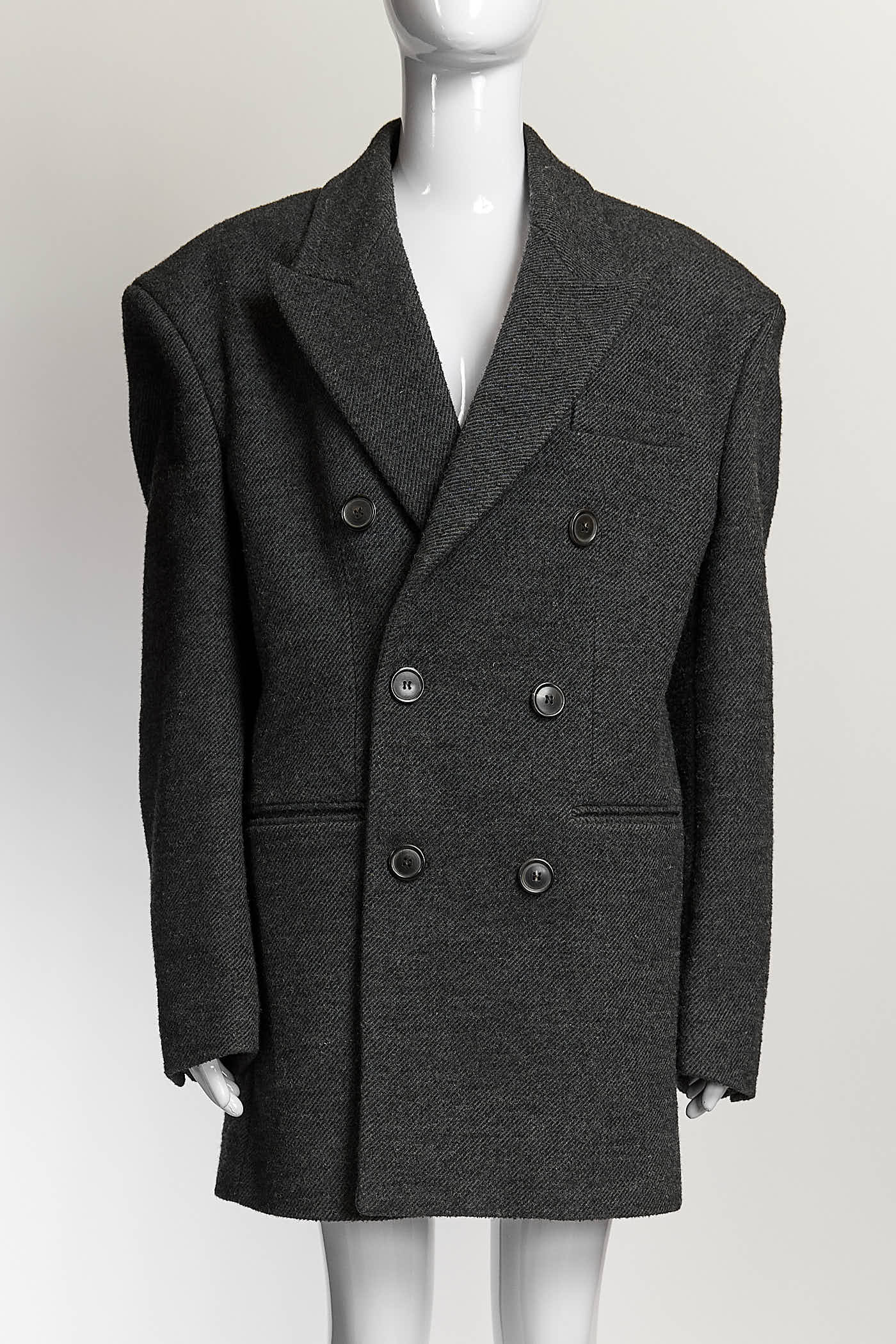 Isabel Marant Drak Grey Coat 46