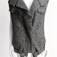 Isabel Marant Grey Estelle Grey Sleeveless Wool-Blend Jacket IT40