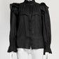 Isabel Marant Etoile Black Linen Blouse 38