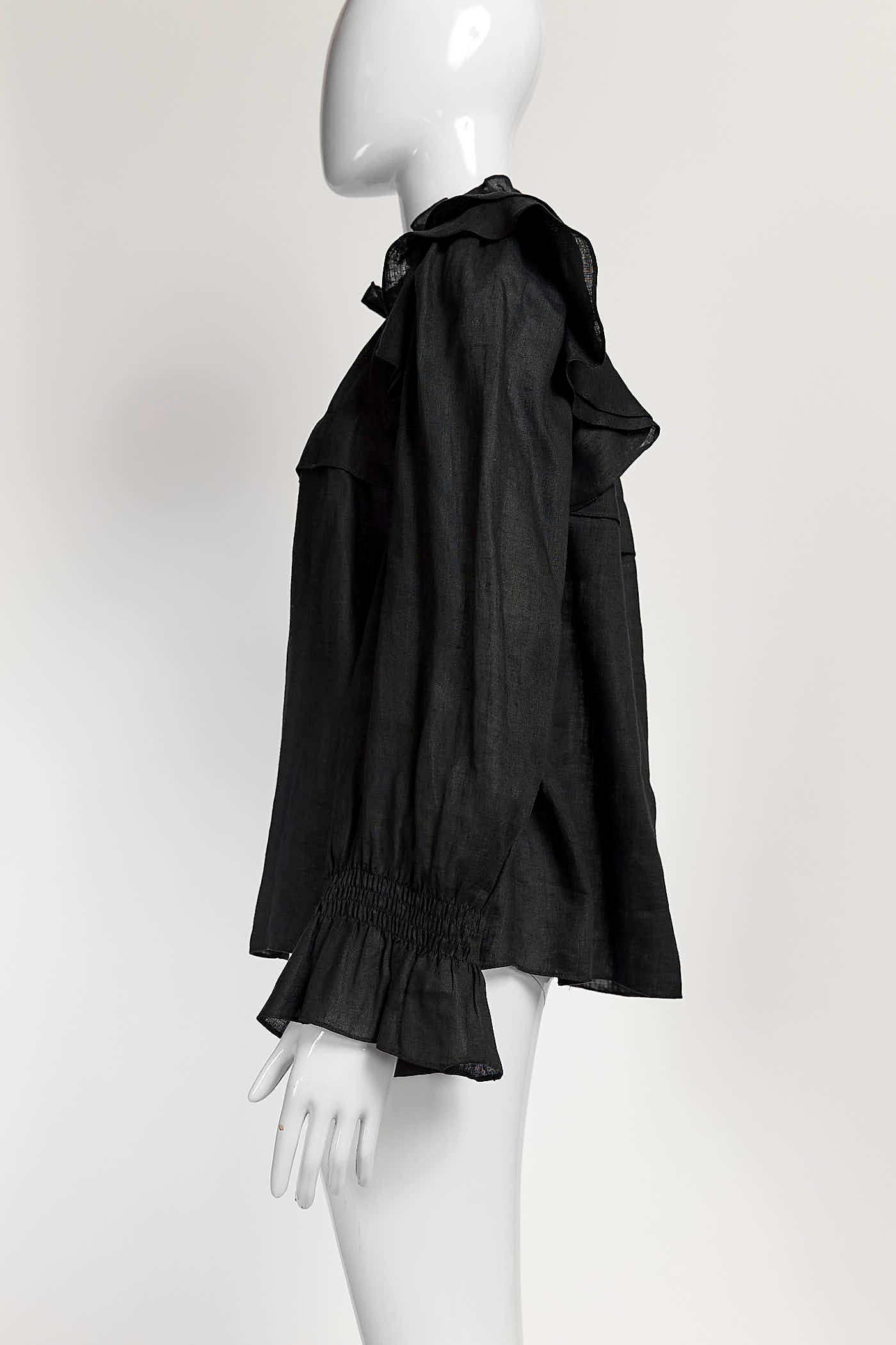 Isabel Marant Etoile Black Linen Blouse 38