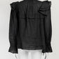 Isabel Marant Etoile Black Linen Blouse 38