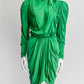 Isabel Marant Green With Tie Dress IT 34