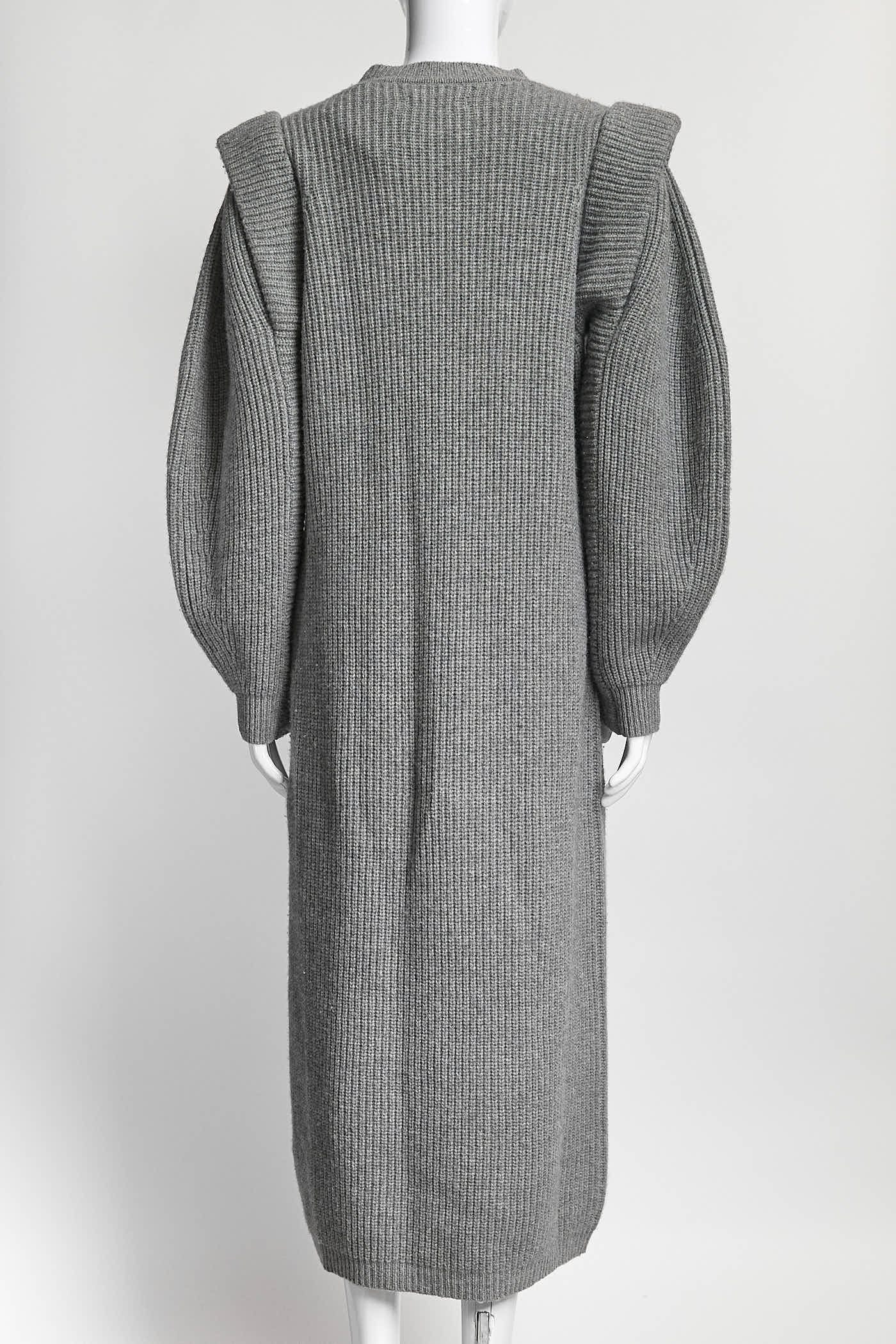 Isabel Marant Grey Sweater Dress 40