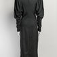 Isabel Marant Grey Wool Jersey Turtleneck Dress 40