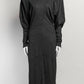 Isabel Marant Grey Wool Jersey Turtleneck Dress 40