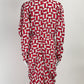 Isabel Marant Red and White Patterned Dress FR40 IT44