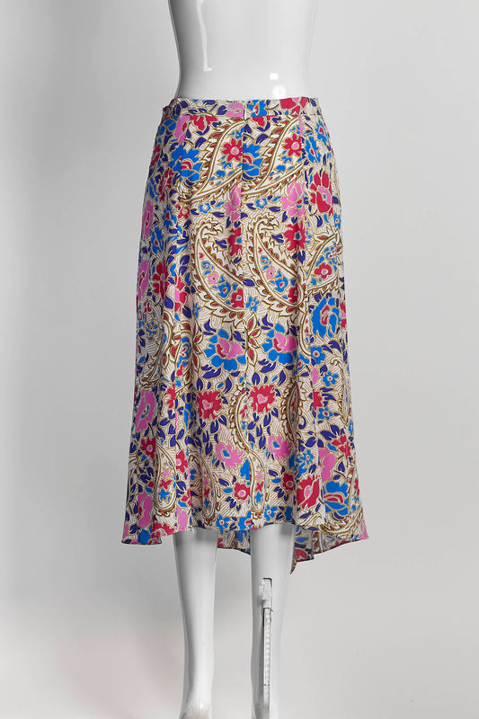 Isabel Marant floral-print silk-blend crepe de chine Skirt 36