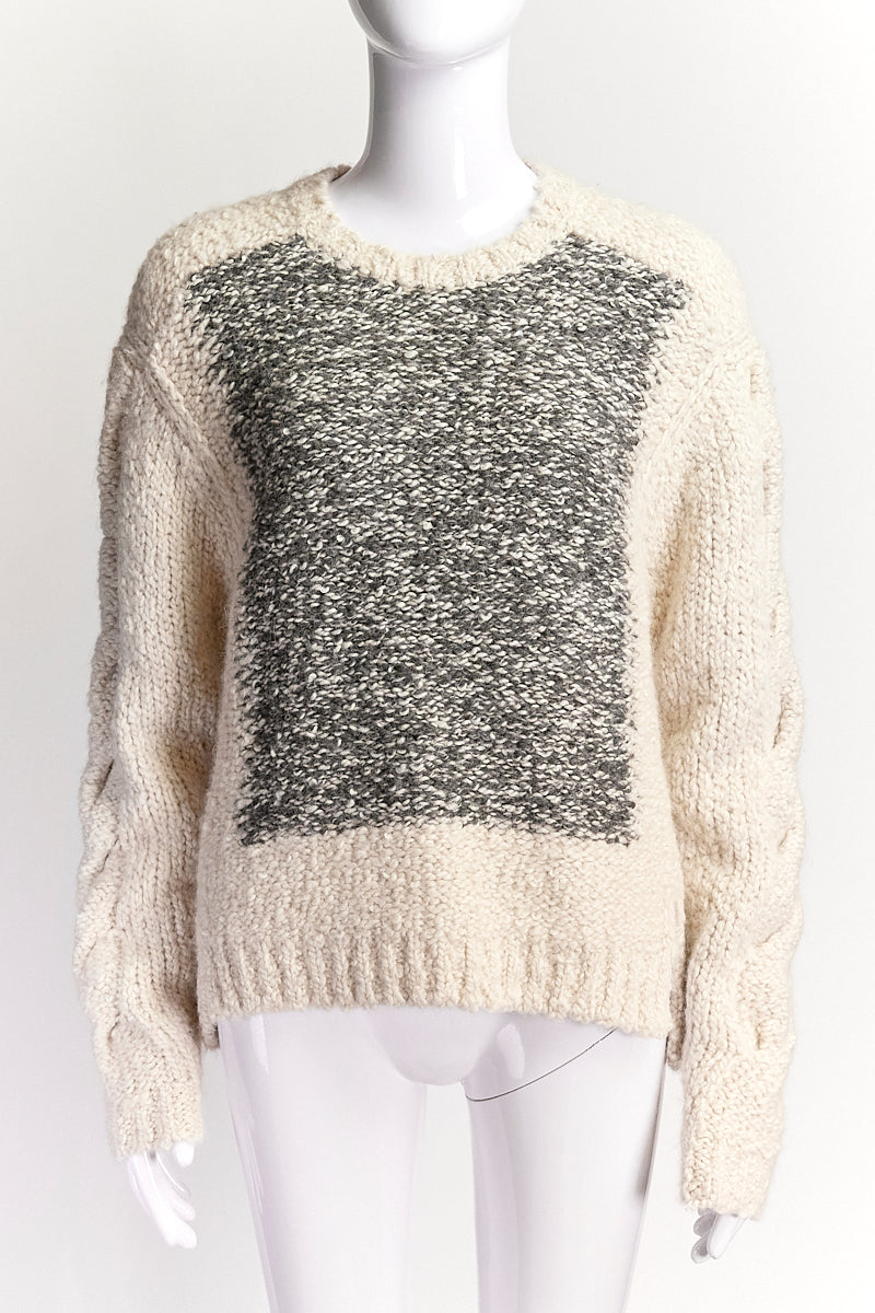 Isabel Marant Alpaca and Wool-blend Knit Sweater IT36