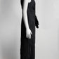 JASON WU COLLECTION PLEATED V-NECK COCKTAIL DRESS