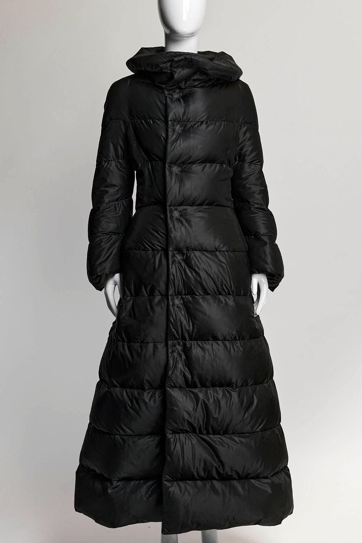 JUNYA WATANABE Comme Des Garçons Black Puffer Coat S