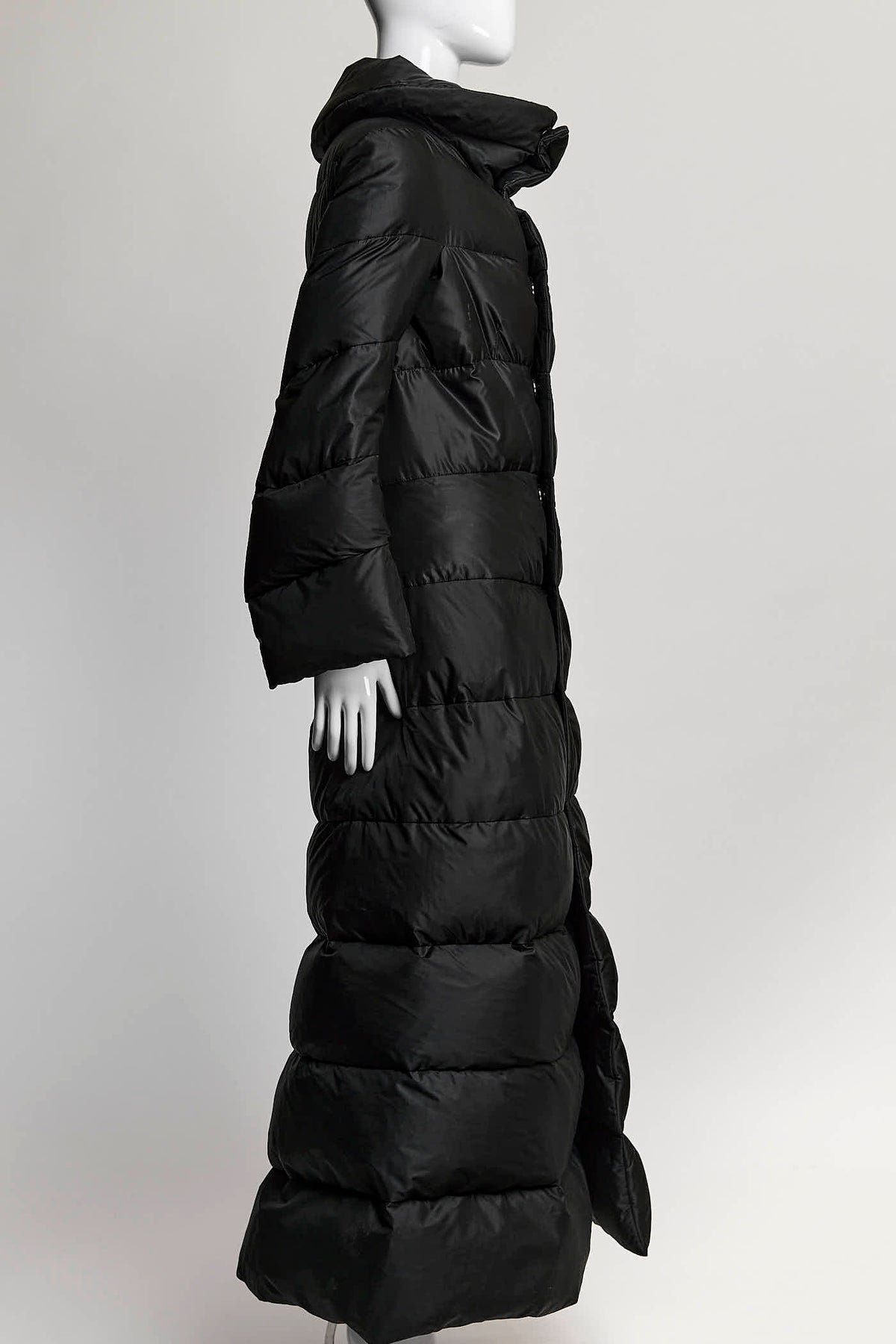 JUNYA WATANABE Comme Des Garçons Black Puffer Coat S