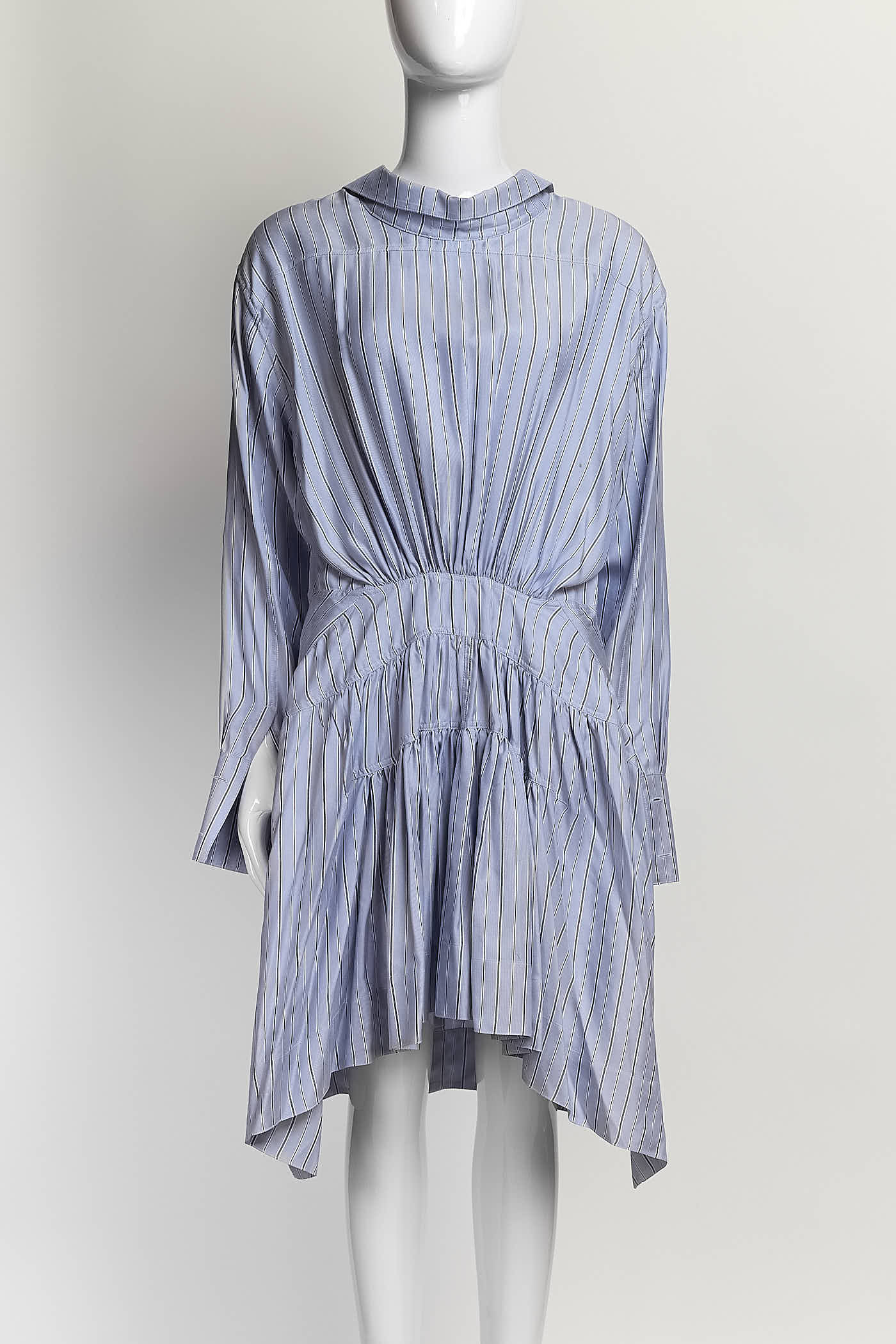 JW Anderson Blue Striped Dress US8
