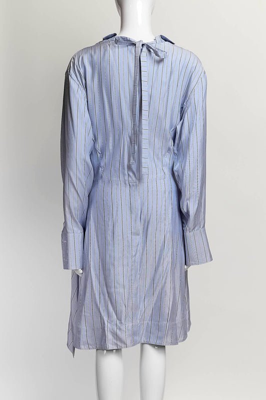 JW Anderson Blue Striped Dress US8