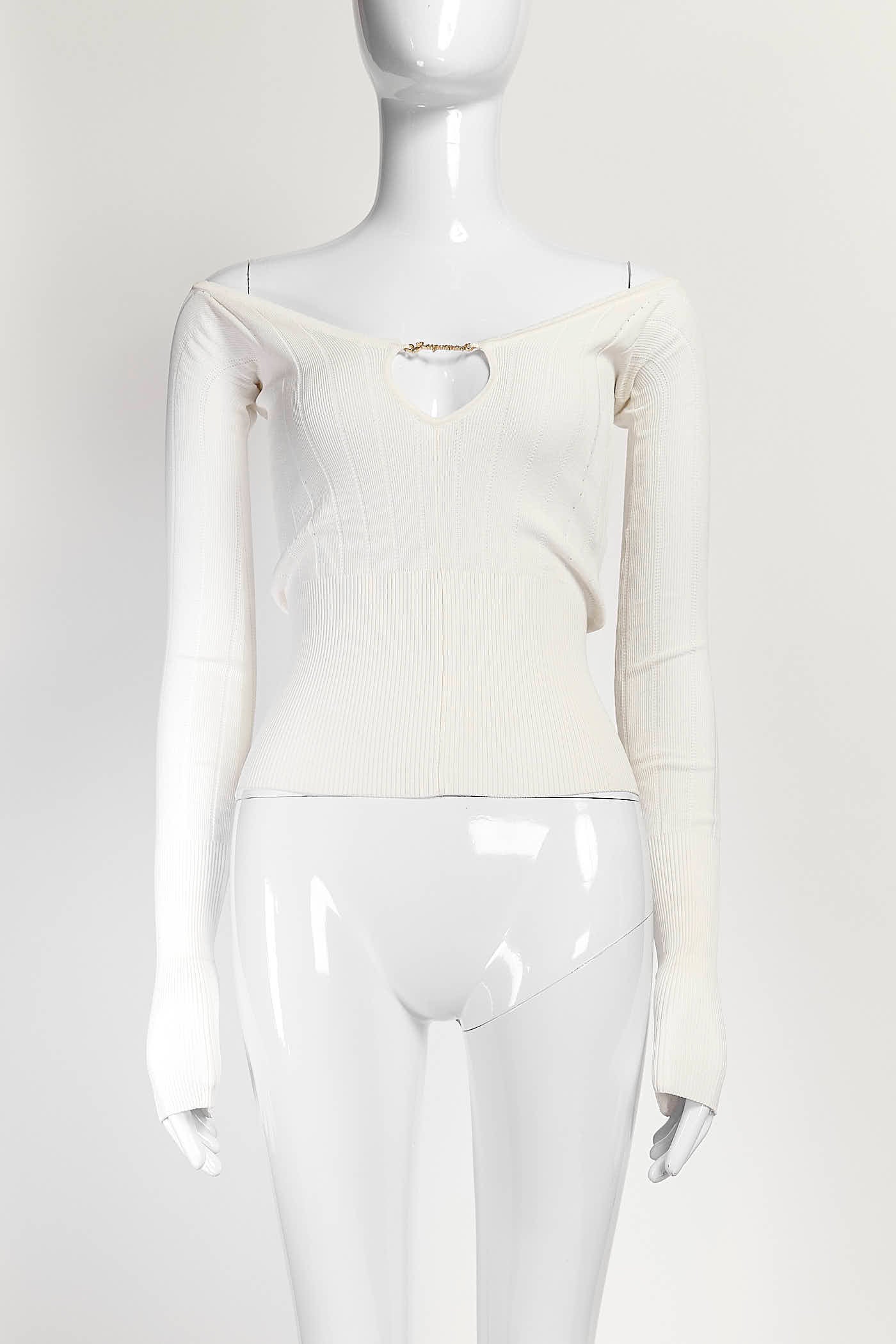 Jacquemus CREAM kint Top 32