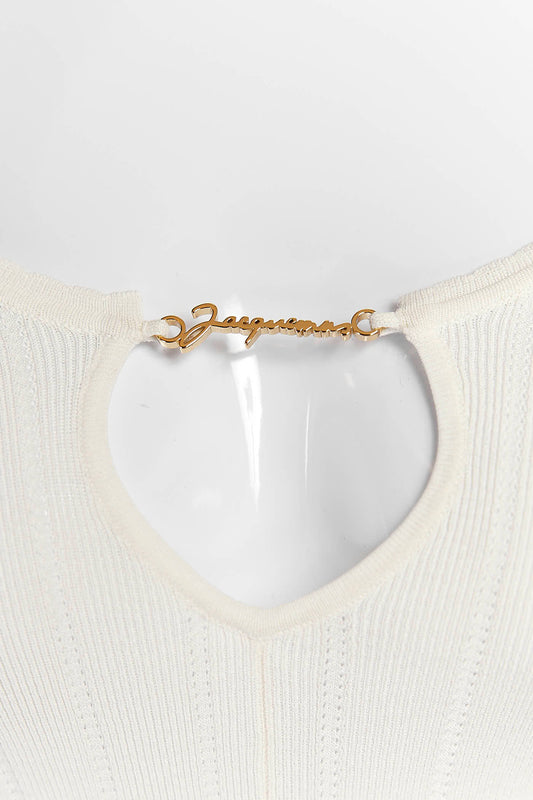 Jacquemus CREAM kint Top 32