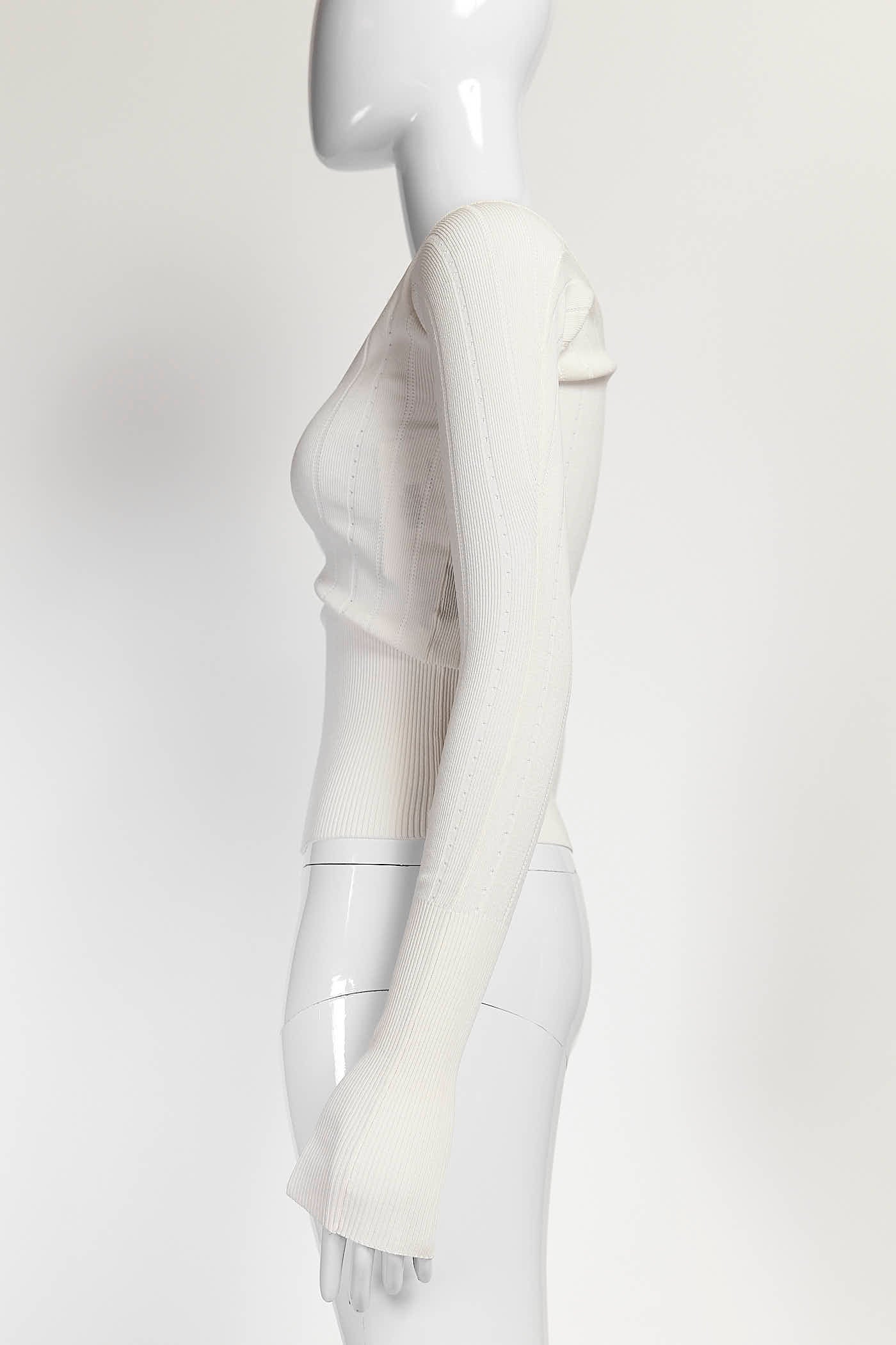 Jacquemus CREAM kint Top 32