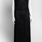 Jil Sander Black Kint Long Dress 36