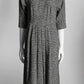 Jil Sander Black/White Houndstooth Dress S/M